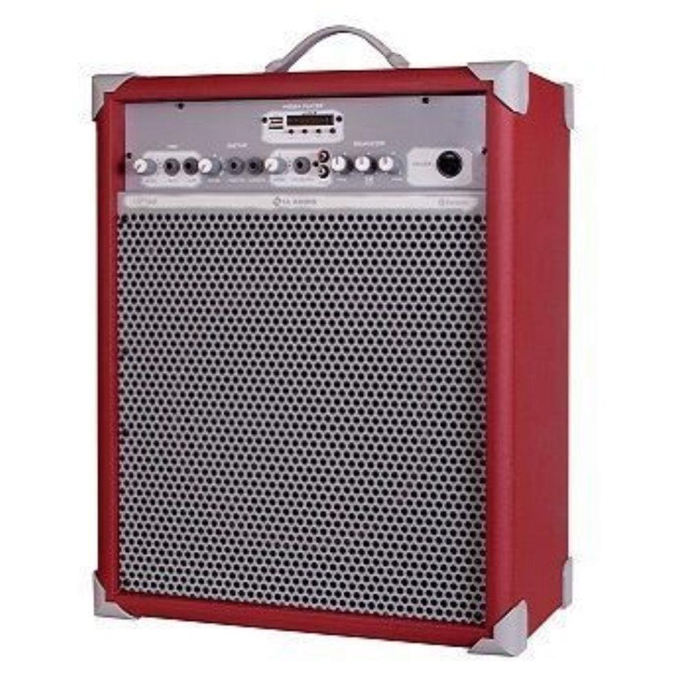 Caixa de Som Amplificada Multiuso UP!10 FM/USB/BLUETOOTH - Vermelha