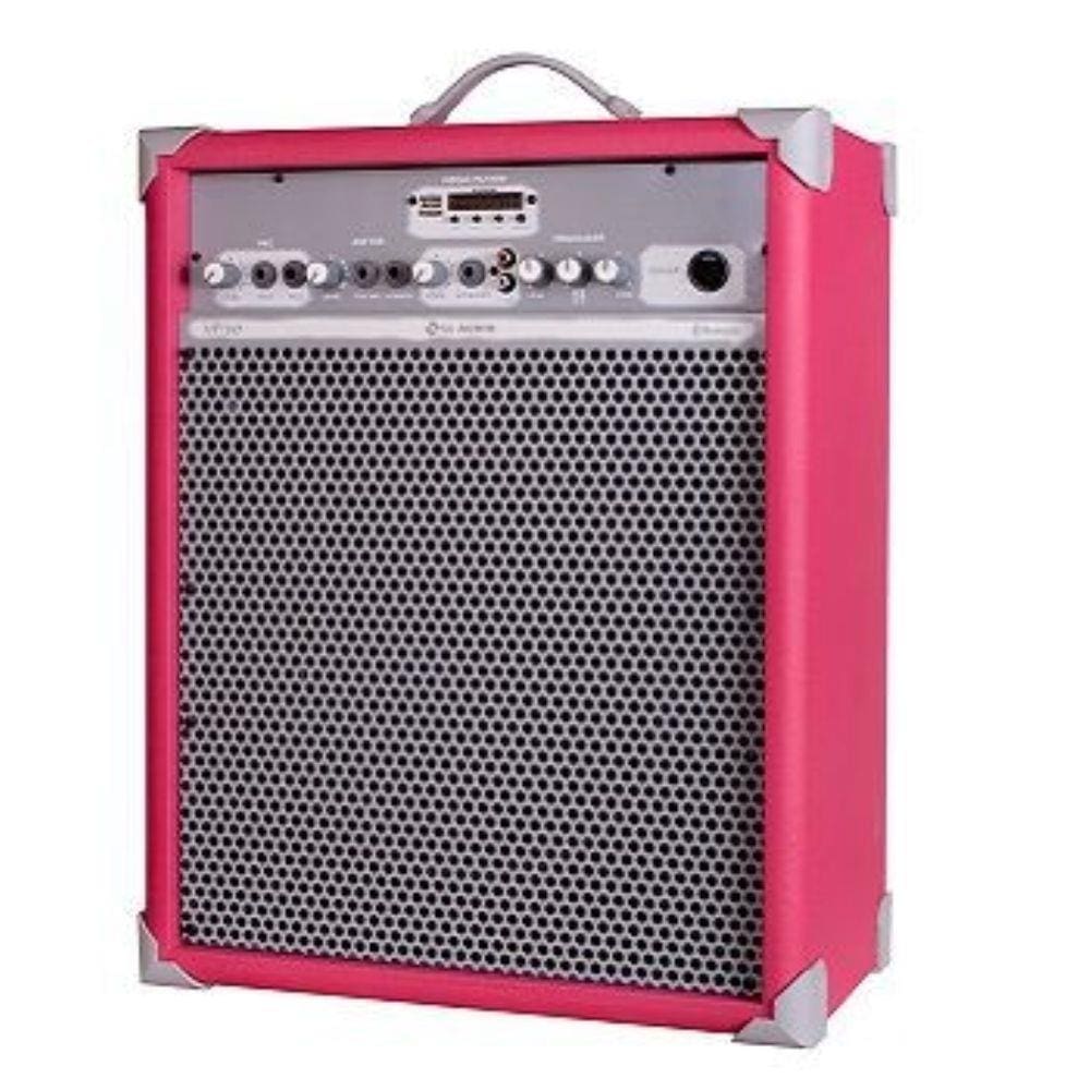 Caixa de Som Amplificada Multiuso UP!10 FM/USB/BLUETOOTH - Rosa