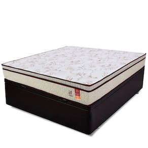 Cama Box Baú (Box + Colchão) Casal Molas Ensacadas BF Colchões 138x188x64cm