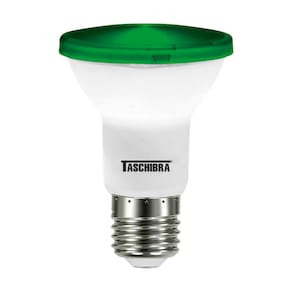 Lâmpada Taschibra LED Par 20 IP em Plástico e Metal – Verde