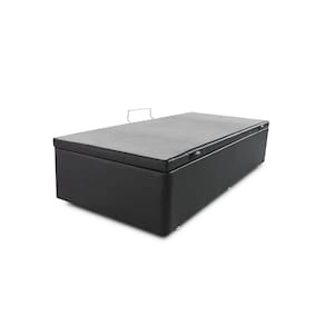 Box Baú Solteirão 97x203cm Courvin Preto