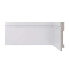 Rodapé Scandian com Friso 15mmx15cm Metro Linear Branco