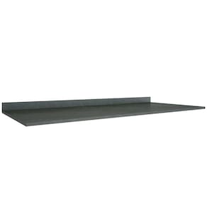 Tampo para Balcão 120 cm Cor Mármore Preto - Poquema