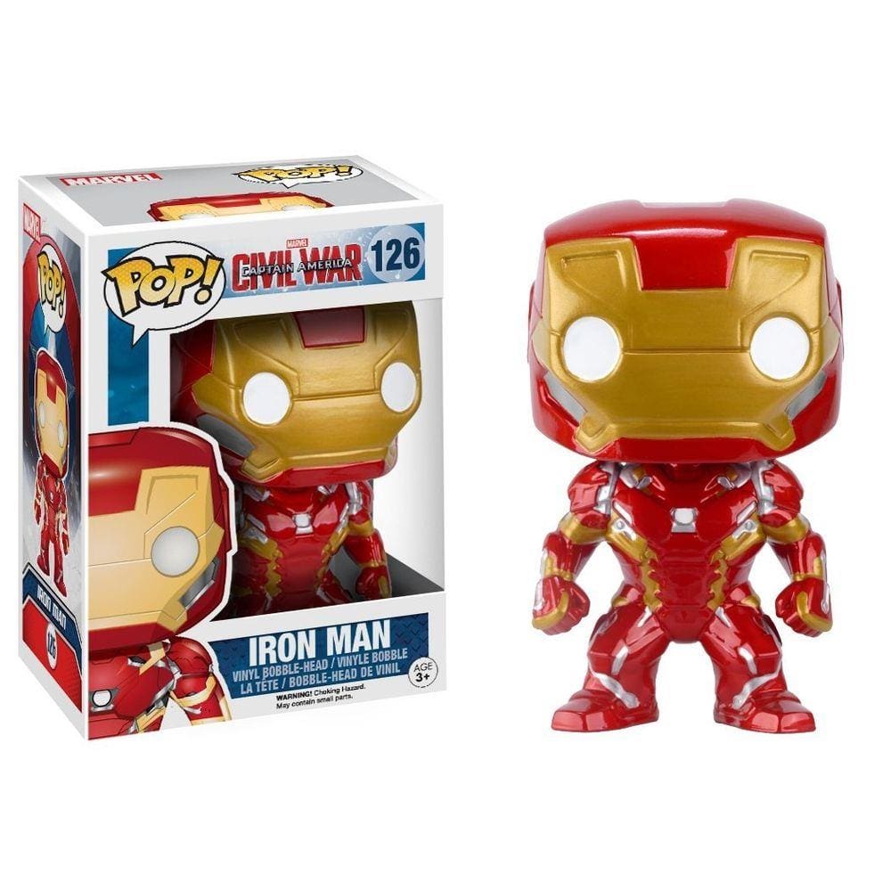 Boneco Funko Pop Vinyl Homem de Ferro (Iron Man)