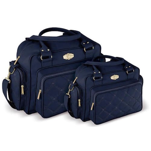Bolsas Bebê Azul Marinho Kit Maternidade Menino 20Ol12 Menor preço em Bolsas Bebê Azul Marinho Kit Maternidade Menino 20Ol12