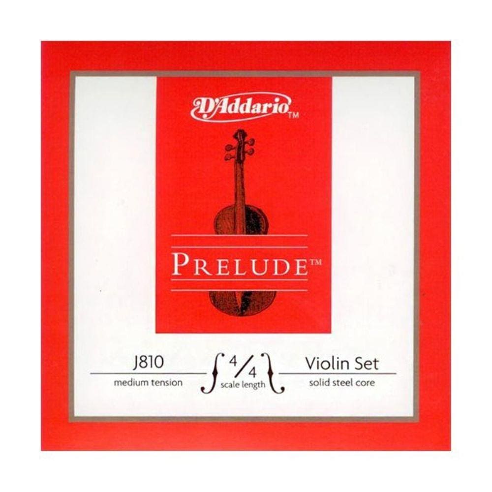 Encordoamento para Violino 4/4 D`Addario J810 Tensão Média Prelude