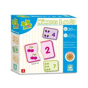 Números 1 Ao 10 em Madeira - Nig