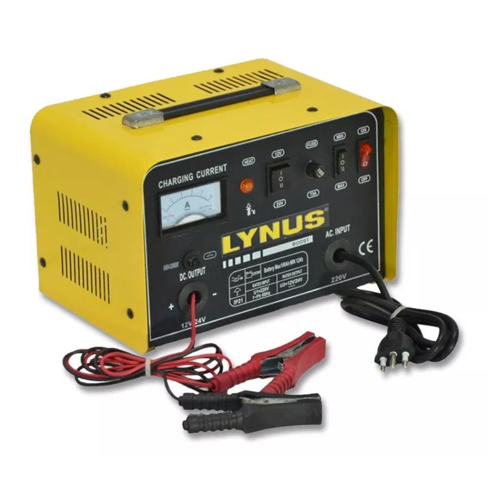 Carregador Bateria Portátil Automotivo 12v 24v Lcb-25 150a Carro Moto Nautica Até 150a Indica Carga