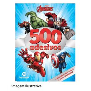 Livro Vingadores - 500 Adesivos - Culturama
