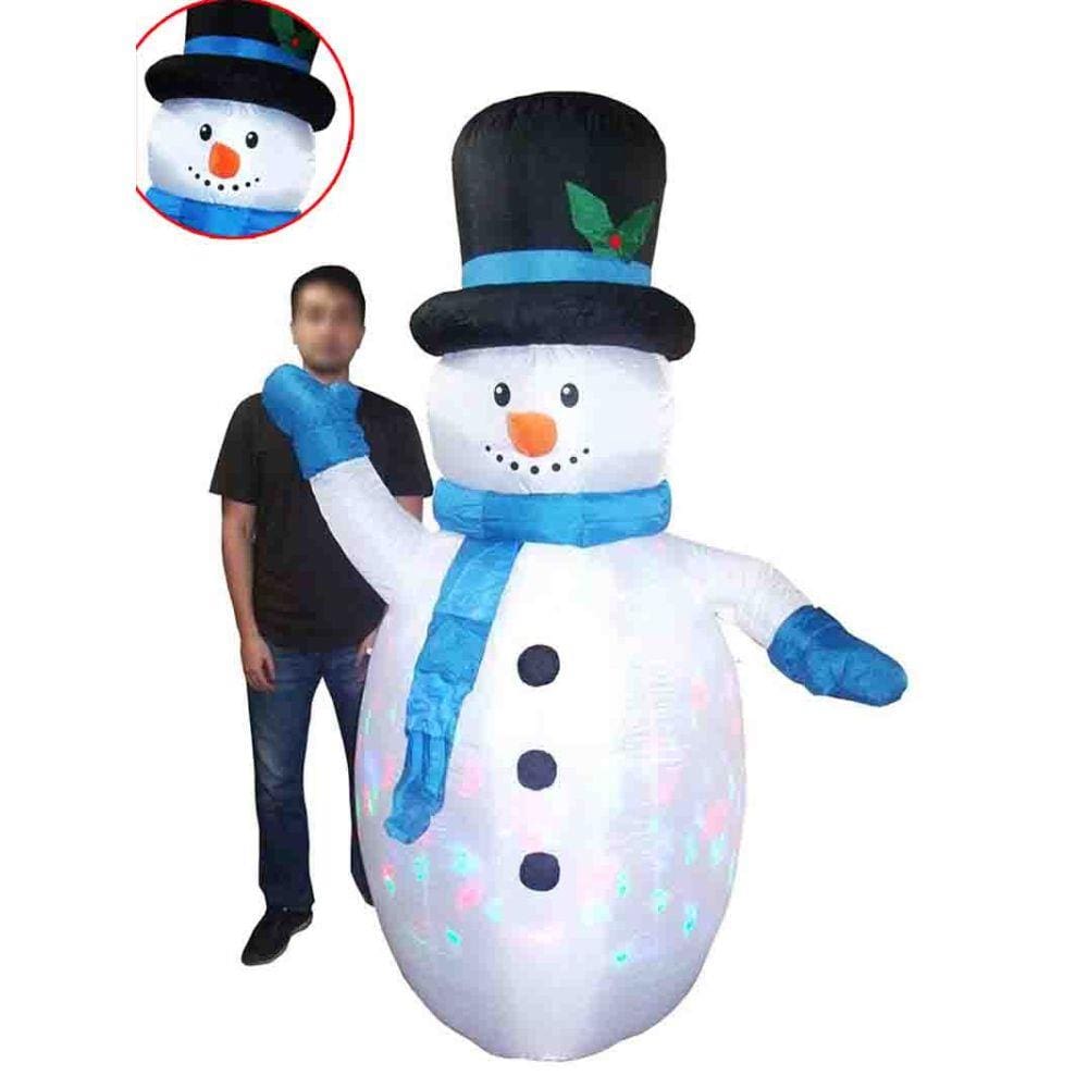Boneco De Neve Inflavel Natal 2 Metros Decoraçao Natalina