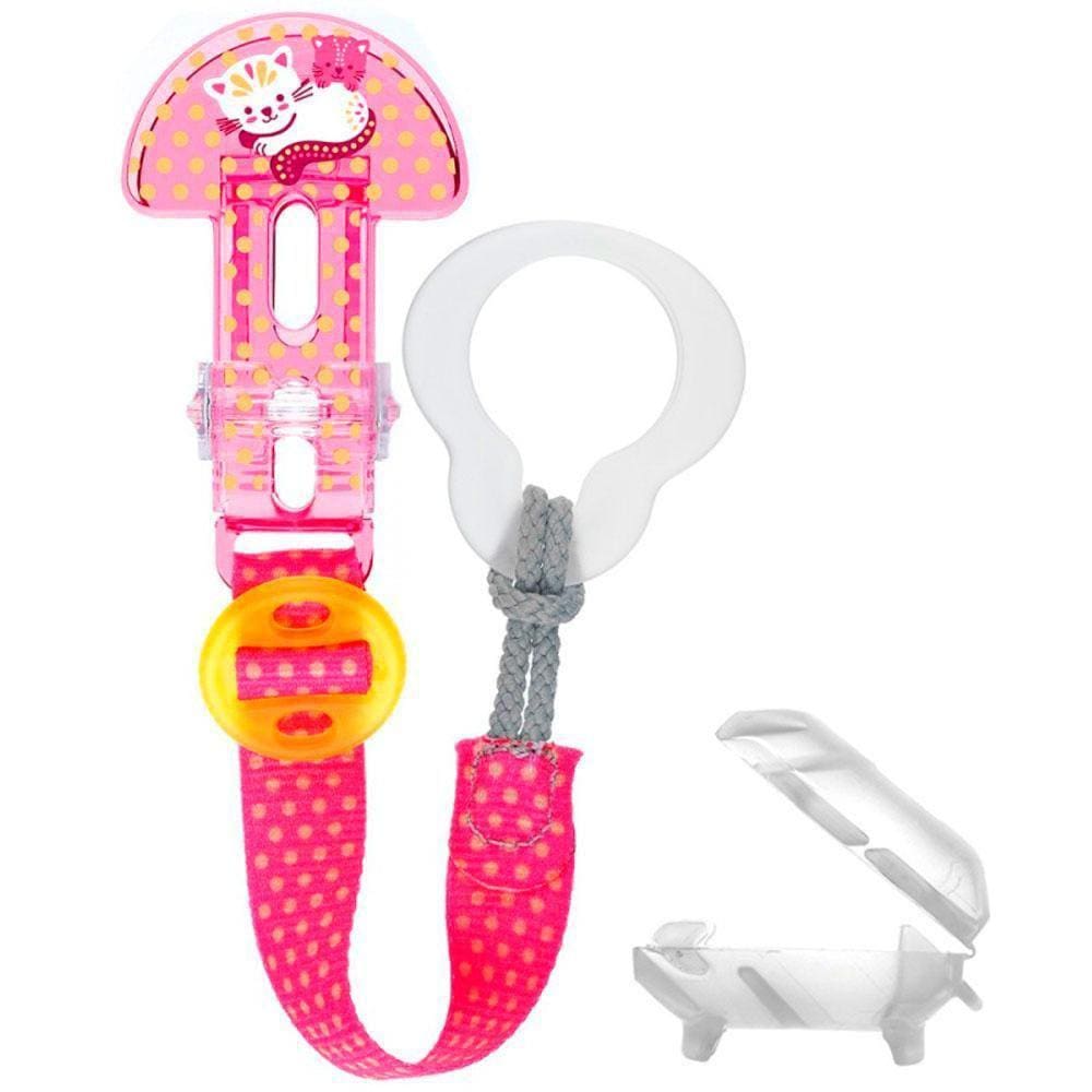Prendedor de Chupeta MAM Clip It & Cover Girls