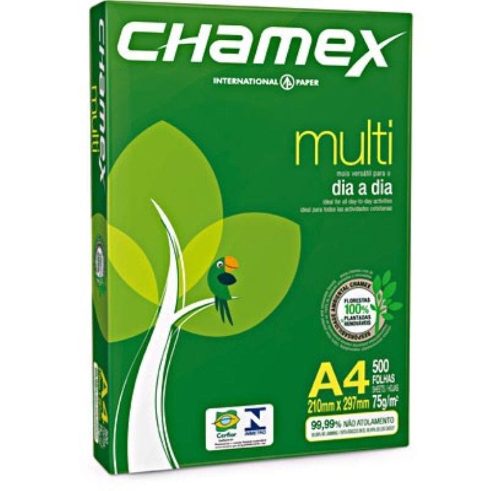 Papel Sulfite A4 Chamex 500 Folhas 75G/M²