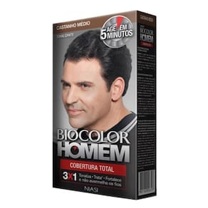Tonalizante Homem Castanho Médio - BIOCOLOR