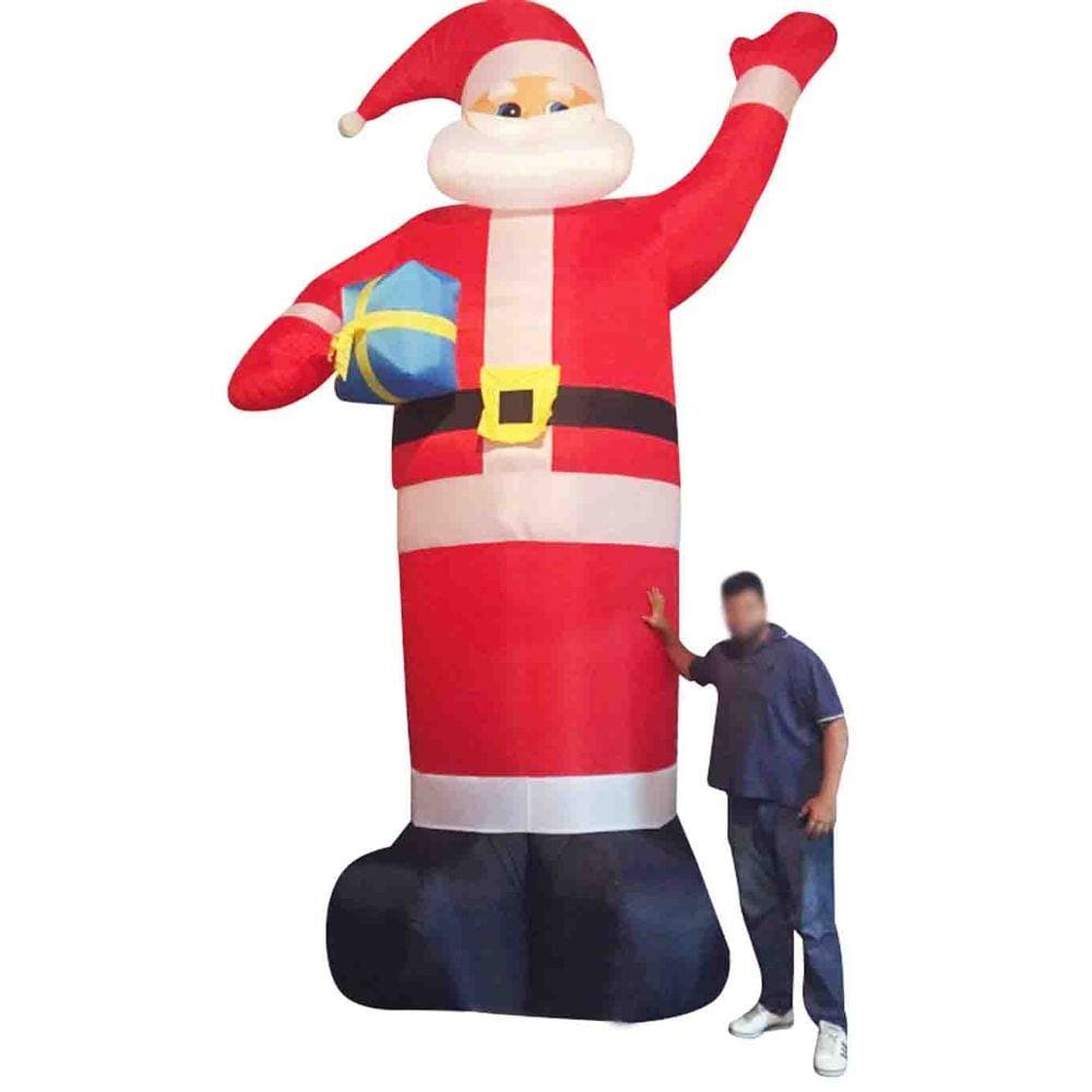 Papai Noel Inflavel 5 Metros Altura Decoraçao Natal Gigante Natalino