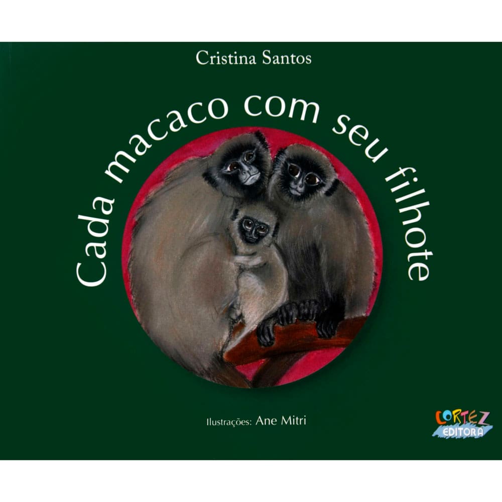 Quadro Decorativo Macaco Filhote Fofo Animais Fofos