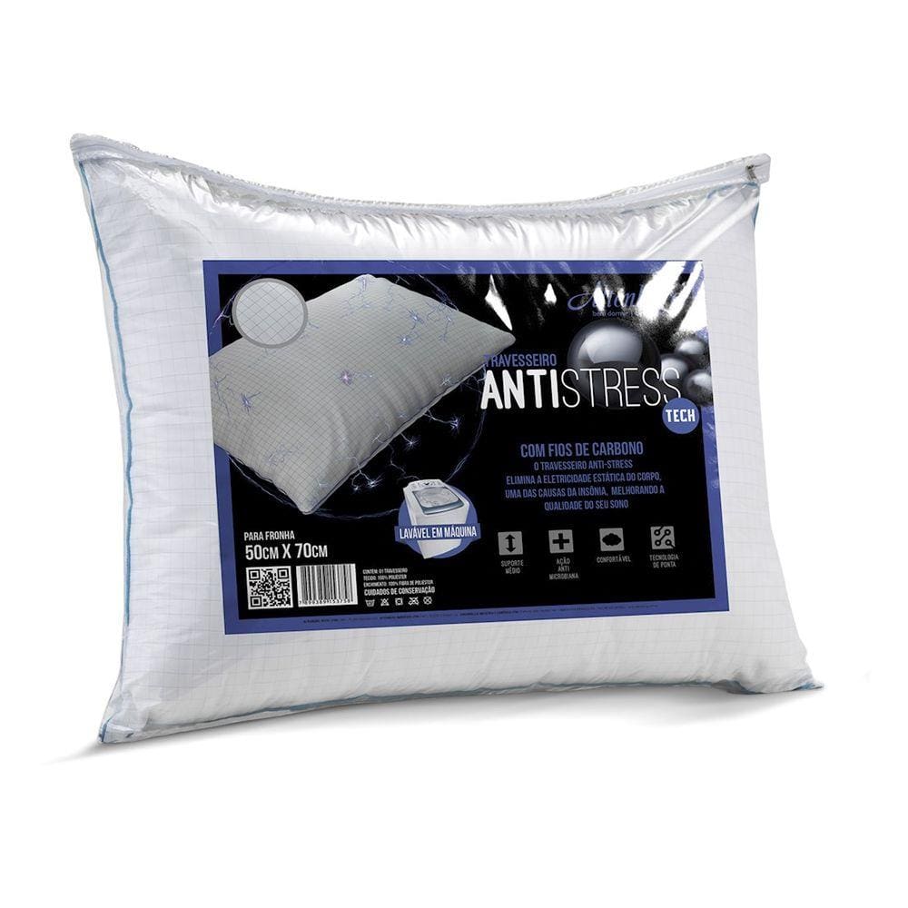 Travesseiro Antistress - 50Cm X 70Cm- 50cm x 70cm