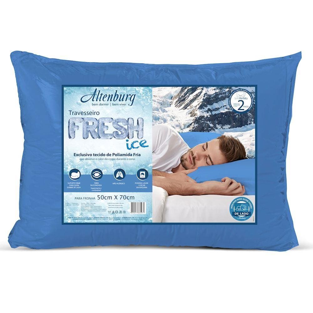 Travesseiro Fresh Ice - 50Cm X 70Cm- 50cm x 70cm
