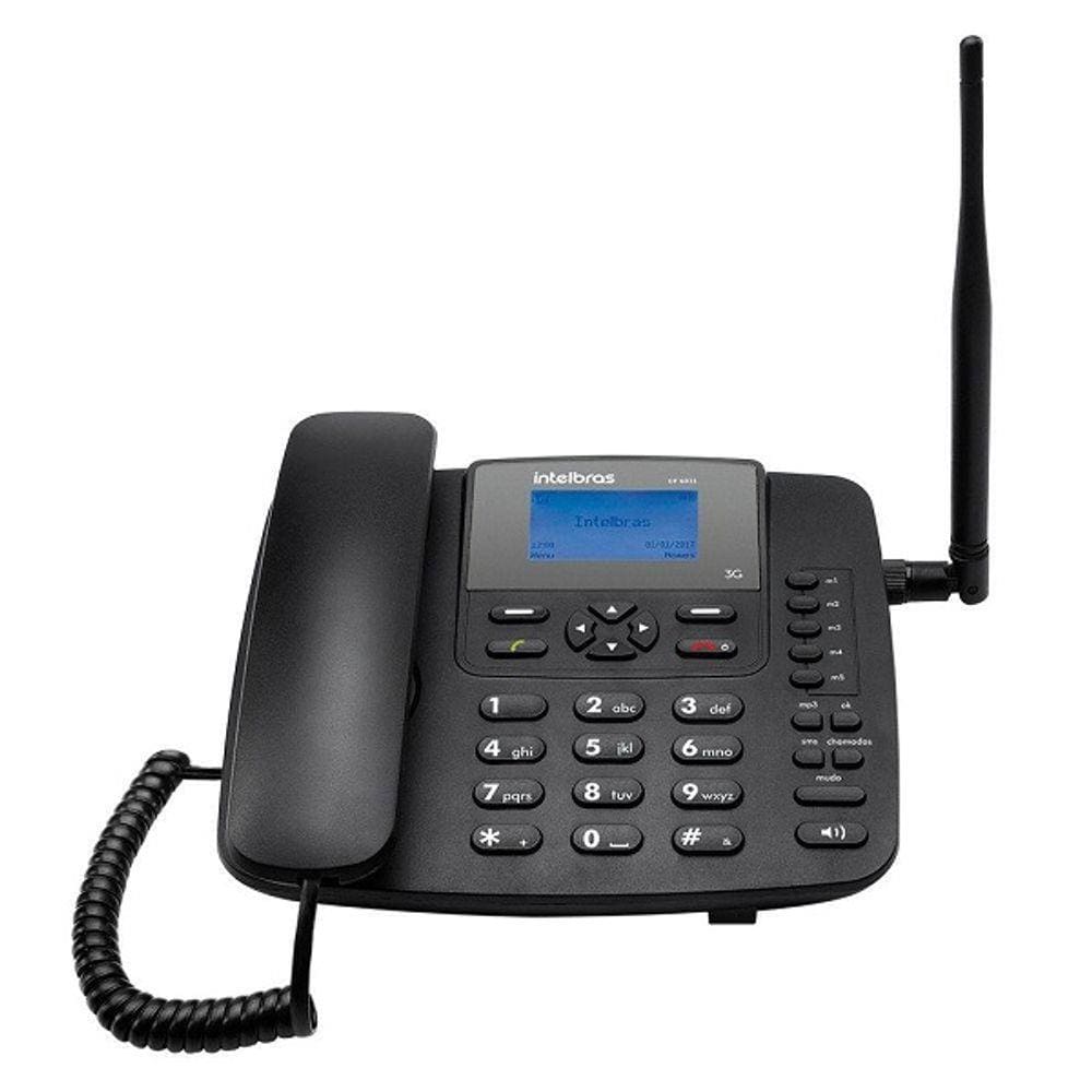 Telefone Celular Fixo Rural 3g Com Bina Intelbras Cf 6031