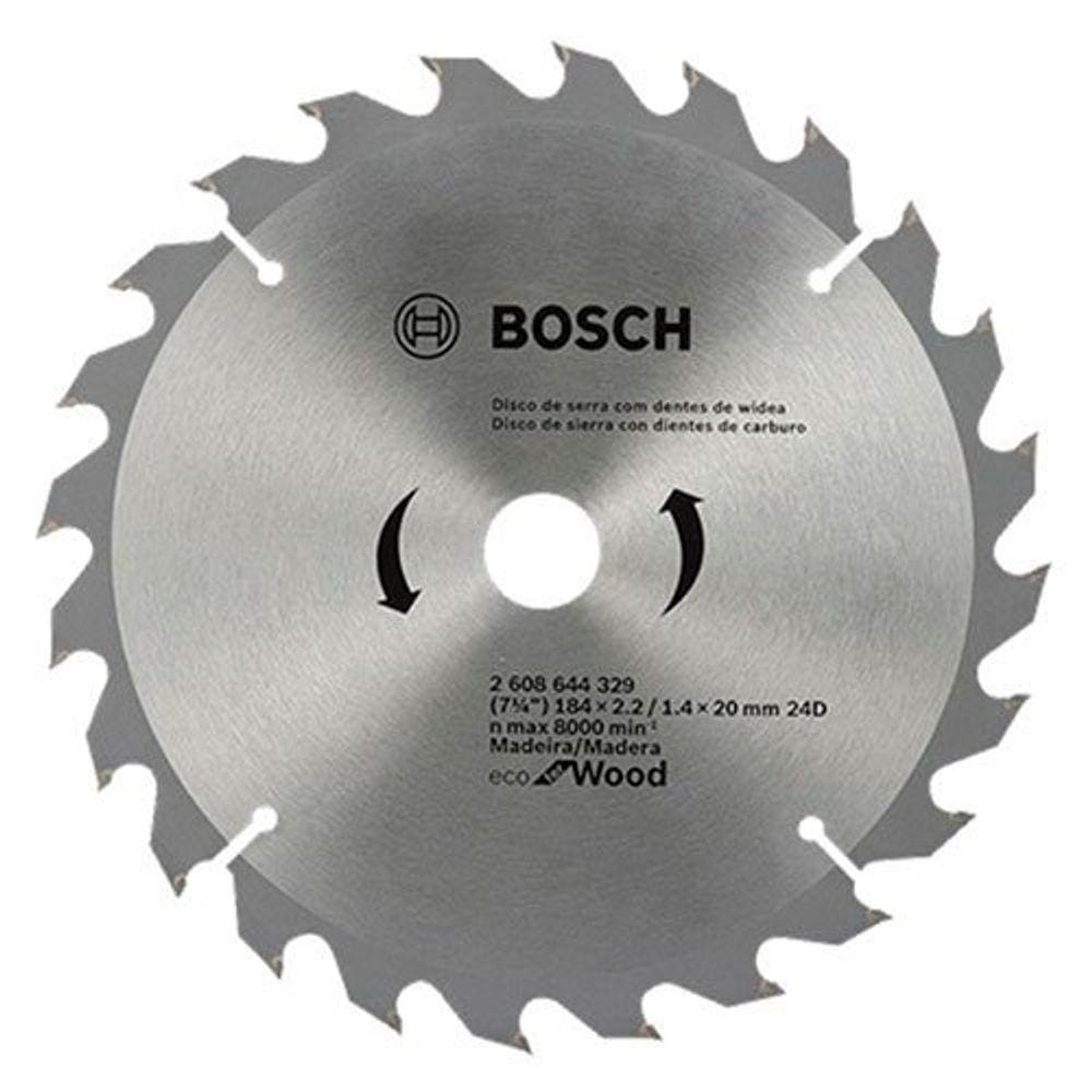 Disco de Serra 184mm 7-14 ECO 24 Dentes 2.608.644.329 Bosch