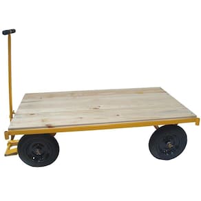 Carro Plataforma Com Plataforma De Madeira 600Kg-Lynus-1083.1