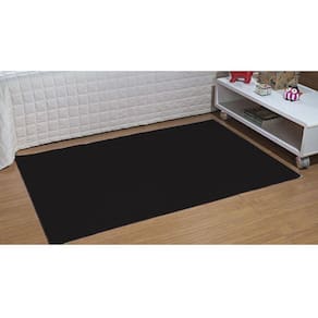 Tapete Passadeira Quarto 50 x 100 Classic Preto