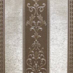 Papel de Parede Italiano - 360905 - Listrado Colonial Marrom Claro para Sala e Quarto + Cola - 9,5 metros x 53 cm - Cobre 4,5 m²