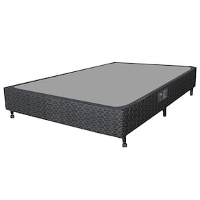 Base Box para Colchão de Casal Castor Sleep Class Bonnel com Rodízio 40x138x188 cm - Preto