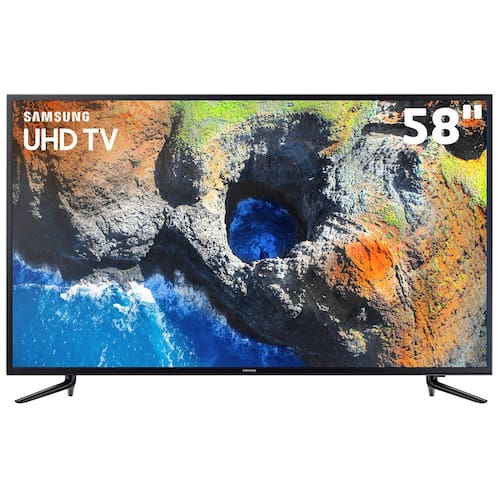 imagem-Smart TV LED 58" UHD 4K Samsung 58MU6120 com HDR Premium, Plataforma Smart Tizen, Smart View, Espelhamento de Tela, Steam Link, 3 HDMI e 2 USB