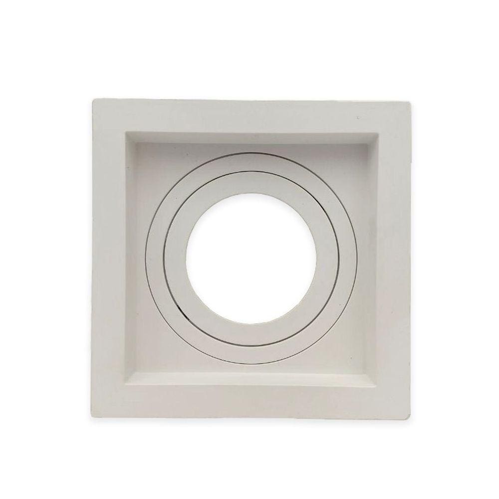 Spot Embutir Dicroica Recuado MR11 ou MR16 Quadrado Branco Save Energy SE-330.1032