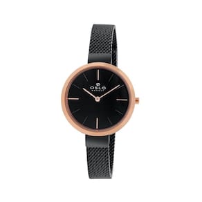 Relogio Feminino Preto Slim Oslo - OFTSSS9T0001