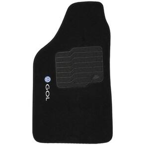 Jogo Tapete Automotivo Carpete Gol Quadrado Bola G2 G3 G4 G5 80/13 Soft Preto