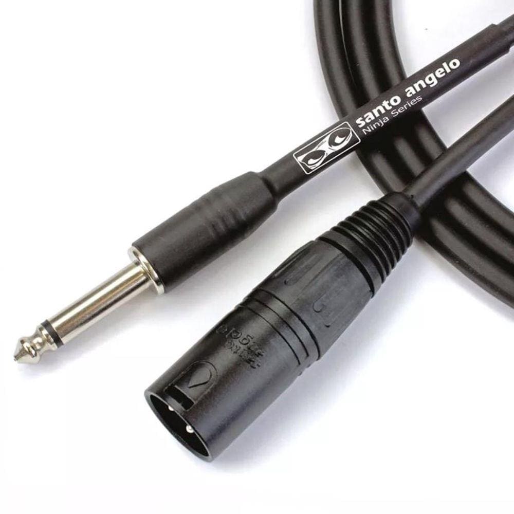 Cabo Microfone P10 x XLR Santo Angelo NINJANM 4,5 m