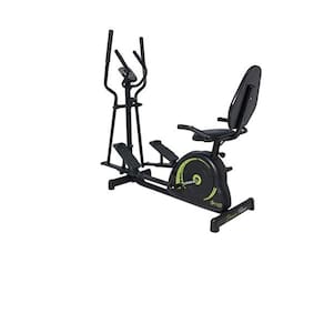 Bicicleta Ergométrica Horizontal + Elíptico Magnético Concept D