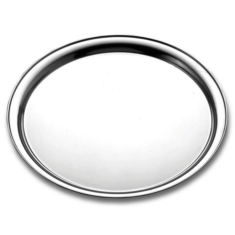 Bandeja Redonda Aço Inox 45Cm - Service