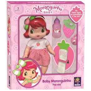 Boneca Moranguinho de Vinil com Acessórios - Mimo