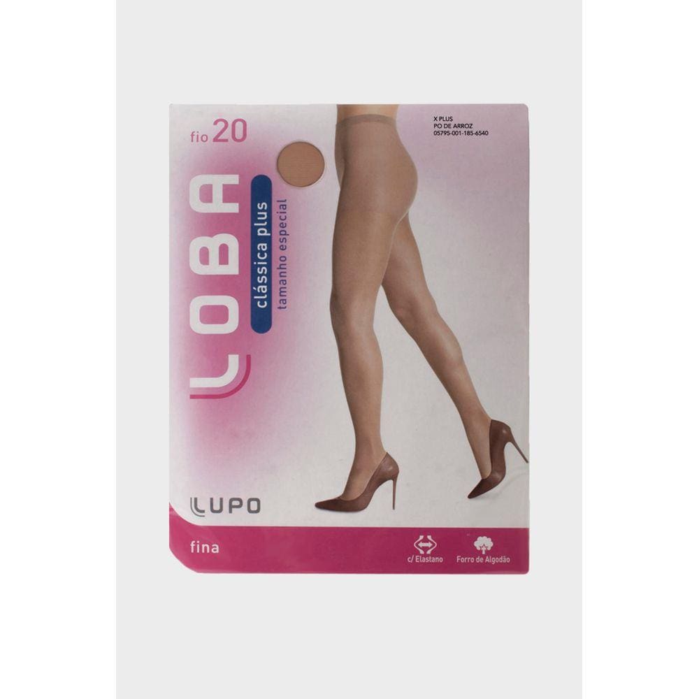 Meia Calça Fio 20 Plus Size -XPLUS