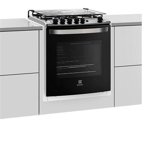 Fogão de Embutir Electrolux 4 Bocas 56EAB com Timer - Branco Menor preço em Fogão de Embutir Electrolux 4 Bocas 56EAB com Timer - Branco