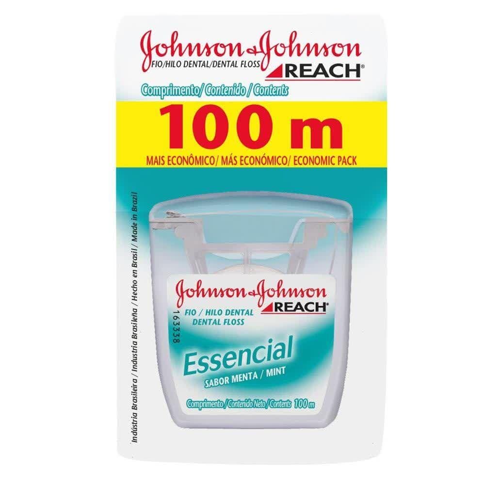Fio Dental J&J Reach Essencial Menta 100m