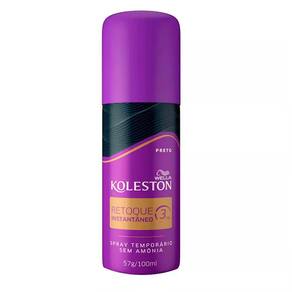 Spray Retoque De Raiz Koleston 100ml Preto