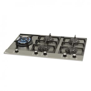 Fogão Cooktop Fischer 5Q PLATINIUM PRIME Gás Mesa Aço Escovado