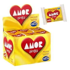 Paçoca Amor Sings 18g c/30 - Arcor