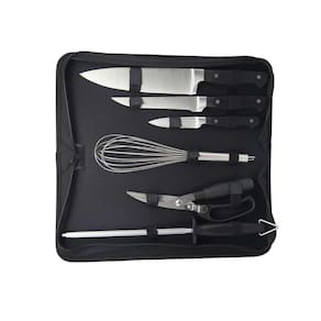 Kit para Churrasco com Estojo em Nylon - 6 Peças