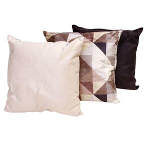 Almofadas Decorativas 3 Unidades 45cm Suede Estampado