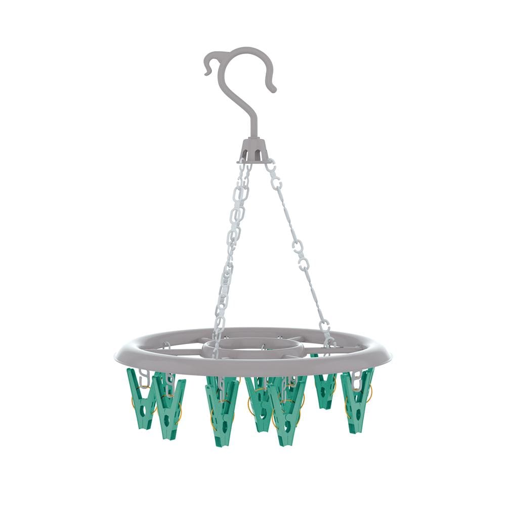 Mini Varal Redondo FlashLimp LAV6810 com 16 Prendedores em Plástico