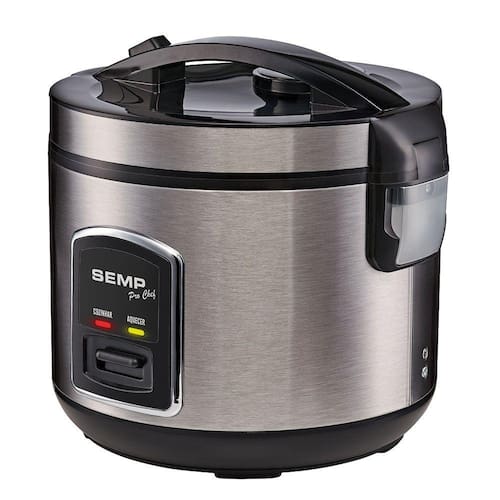 Panela elétrica de Arroz Semp Linha SOFT Inox 10 xíc. PA6017PT - 220V Menor preço em Panela elétrica de Arroz Semp Linha SOFT Inox 10 xíc. PA6017PT - 220V