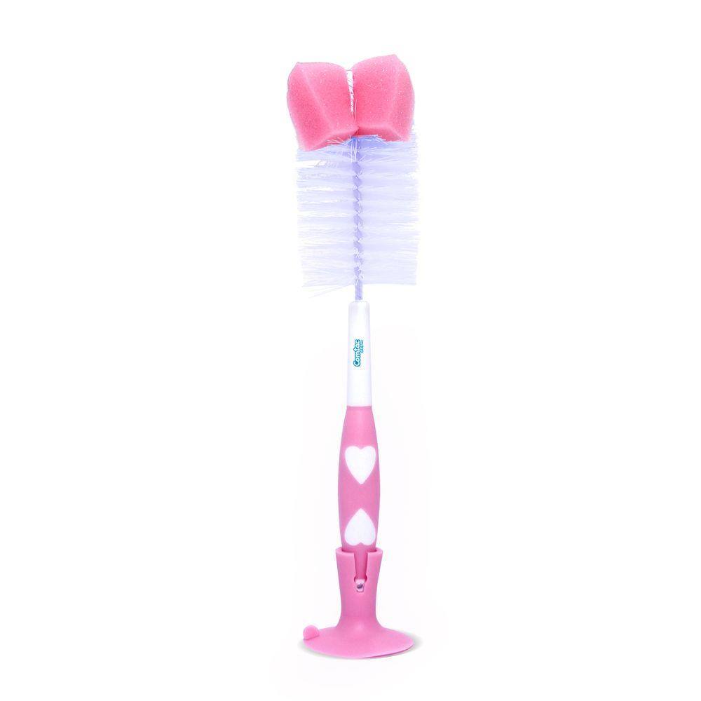 Escova para Mamadeira - Rosa - Comtac Kids - 4068