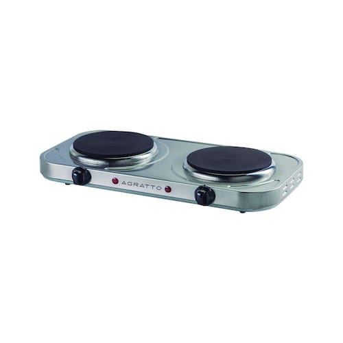 imagem-Fogao Eletrico De Mesa Agratto Fm-01 2000W - 2 Pratos - 110v