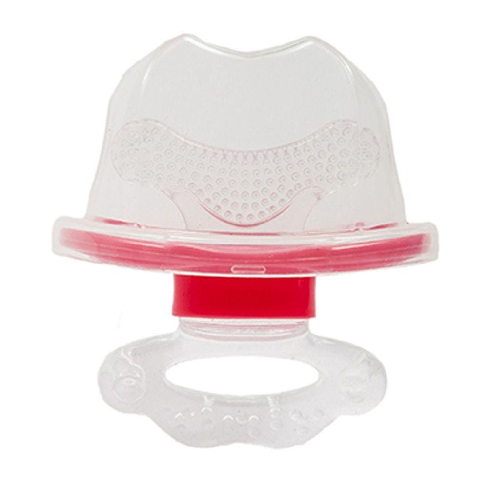 Mordedor com Massageador de Gengiva - Rosa - Buba Toys