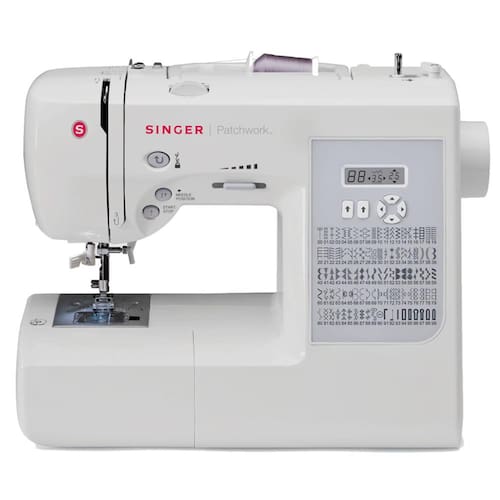 imagem-Máquina de Costura Eletrônica Singer Patchwork 7285 - Branca - 220v