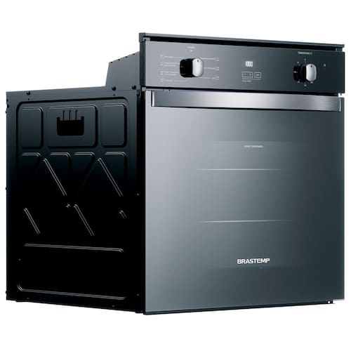 imagem-Forno de Embutir Brastemp Elétrico BOC84AR com Convecção e Timer Touch 220V Inox Espelhado - 84 litros